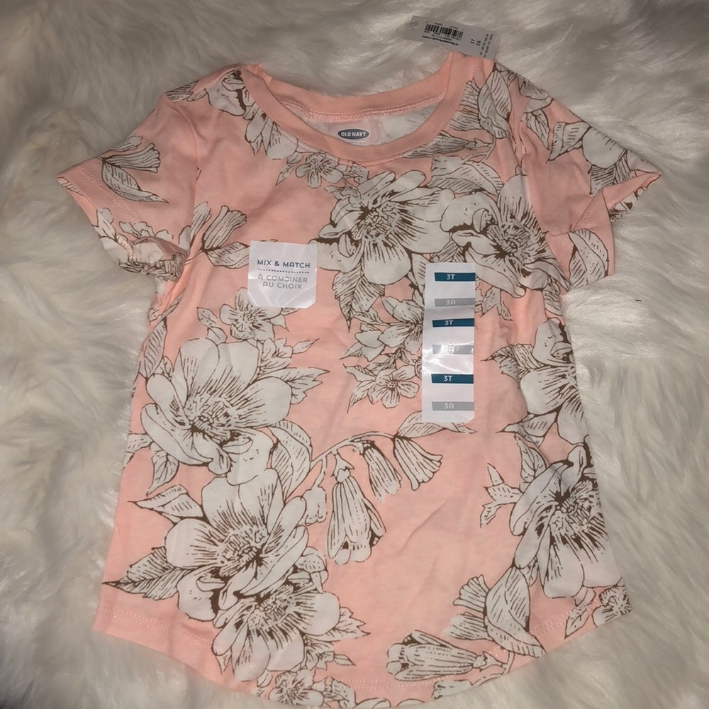 Old Navy floral tee